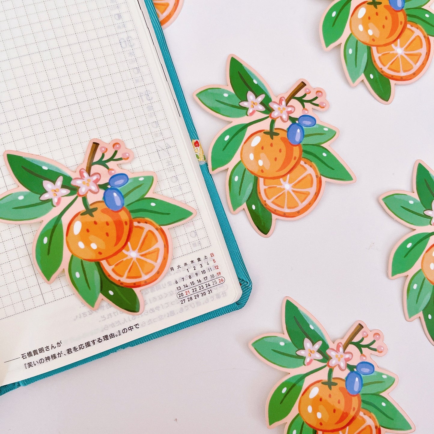 Tangerine || Glossy Vinyl Sticker