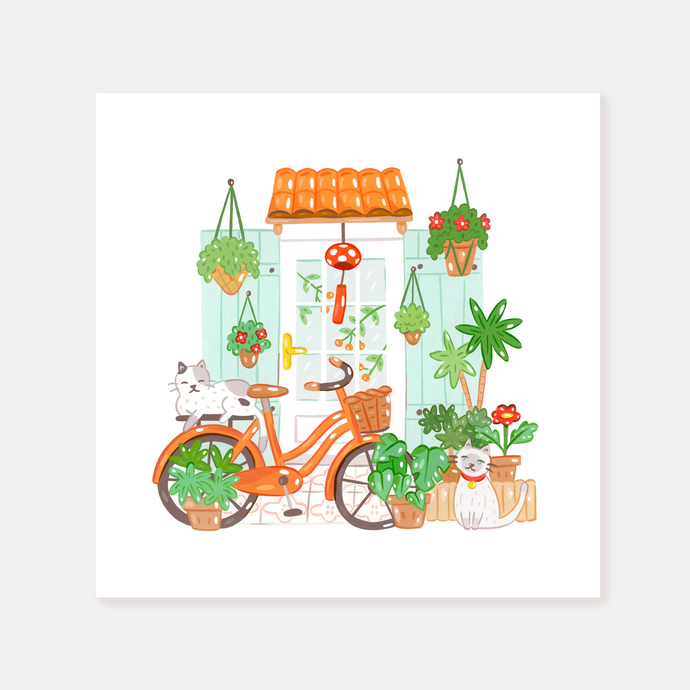 Bicicle || Square Print