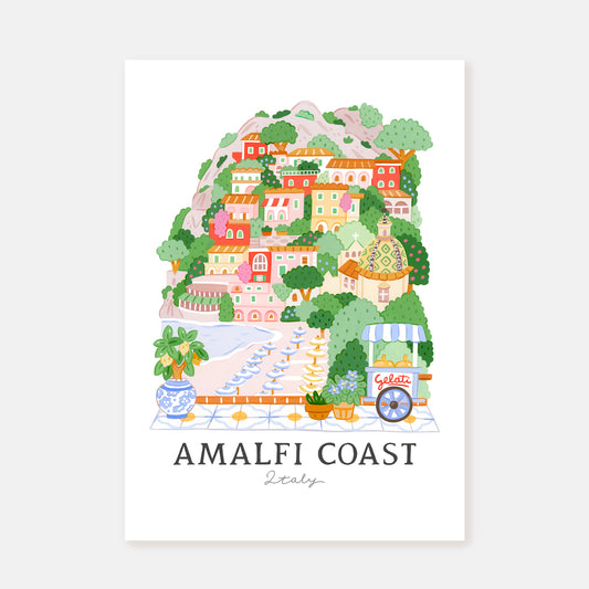 Amalfi Coast || Art Print