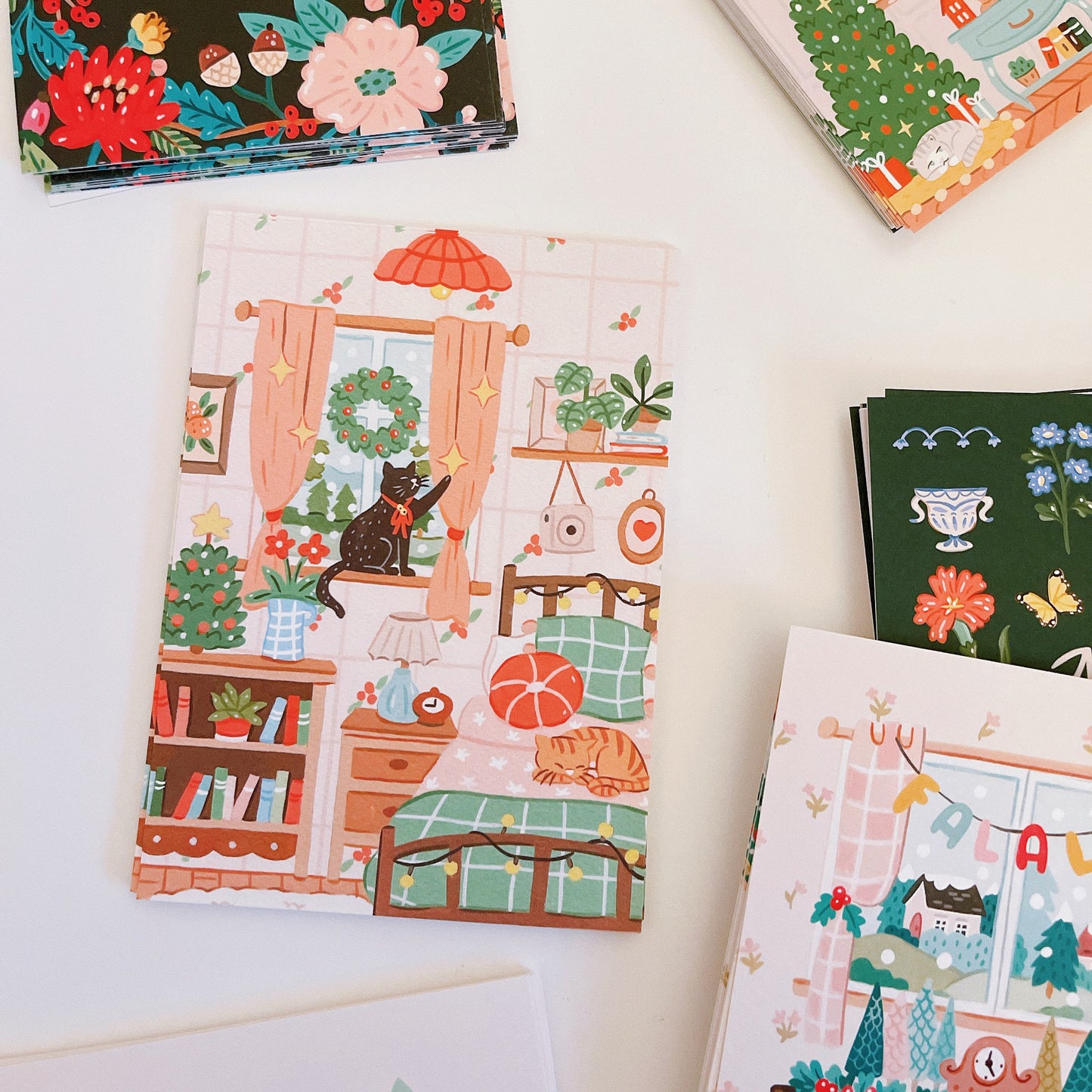 Cosy Bedroom || Postcard
