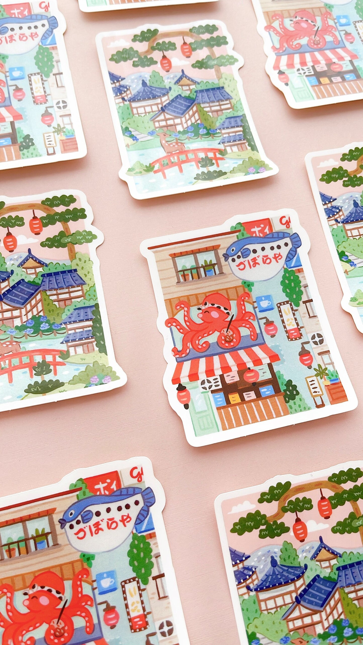 Nara Deer Park || Glossy Vinyl Sticker