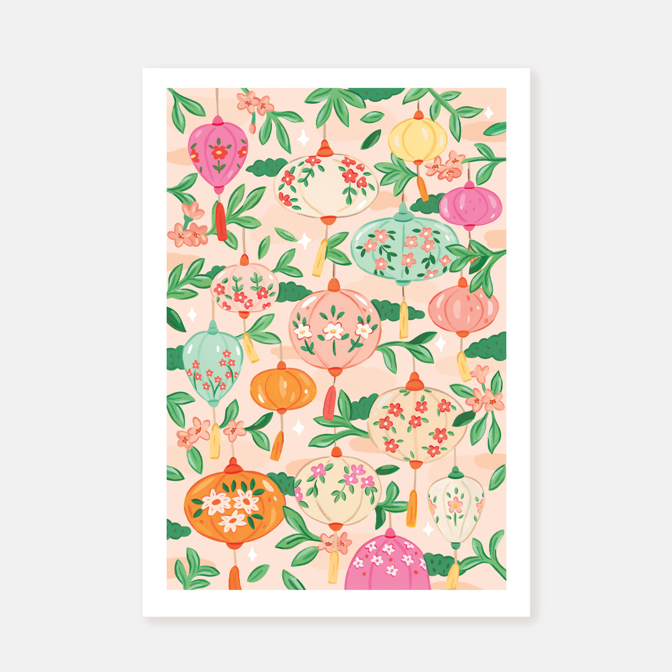 Paper Lanterns || A5 Print