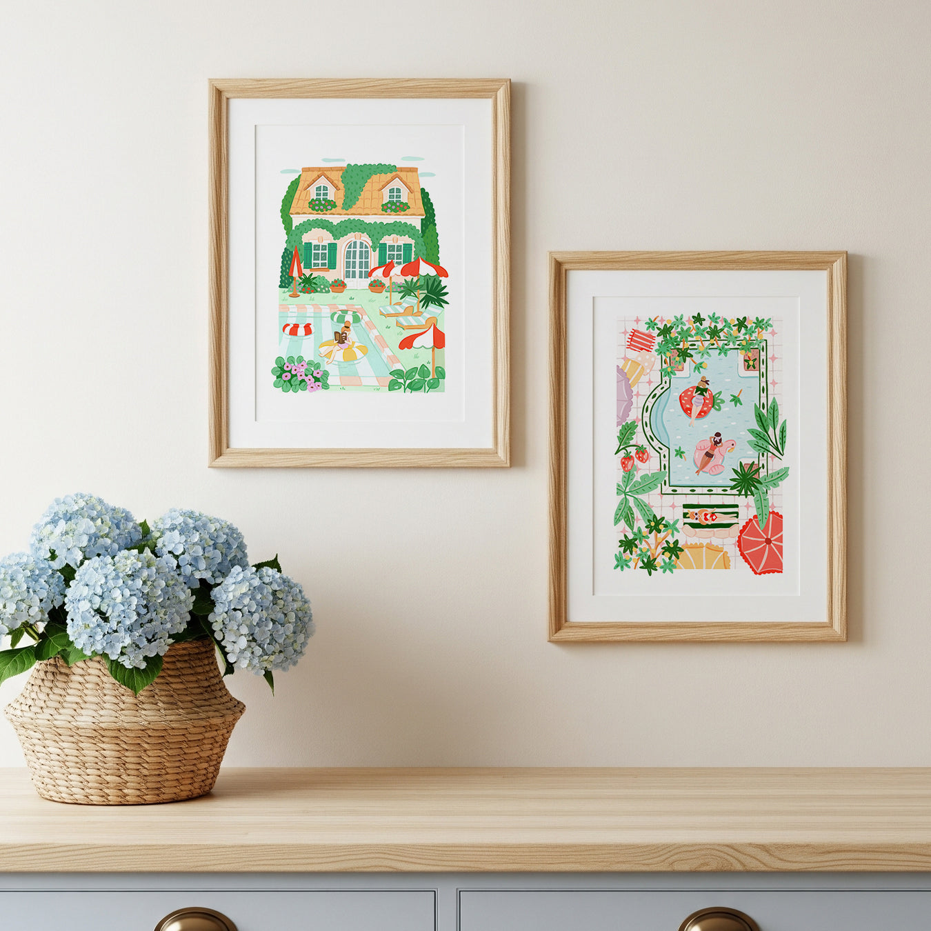 Pool Read || Art Print