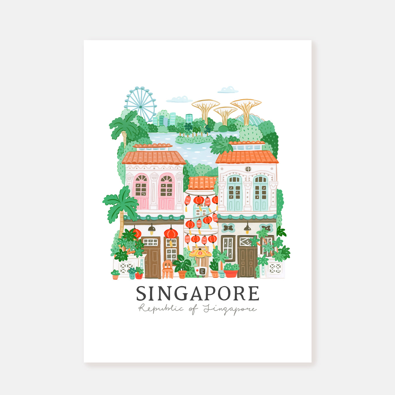 Singapore || Art Print