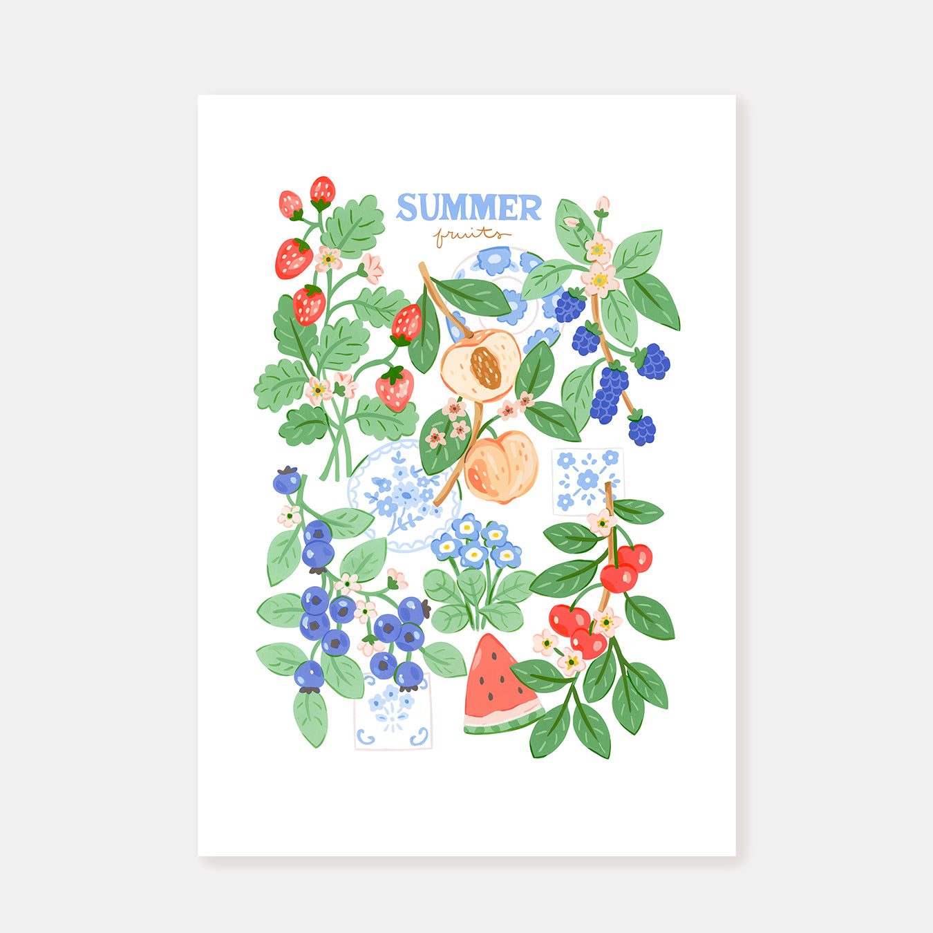 Summer Fruits || Art Print