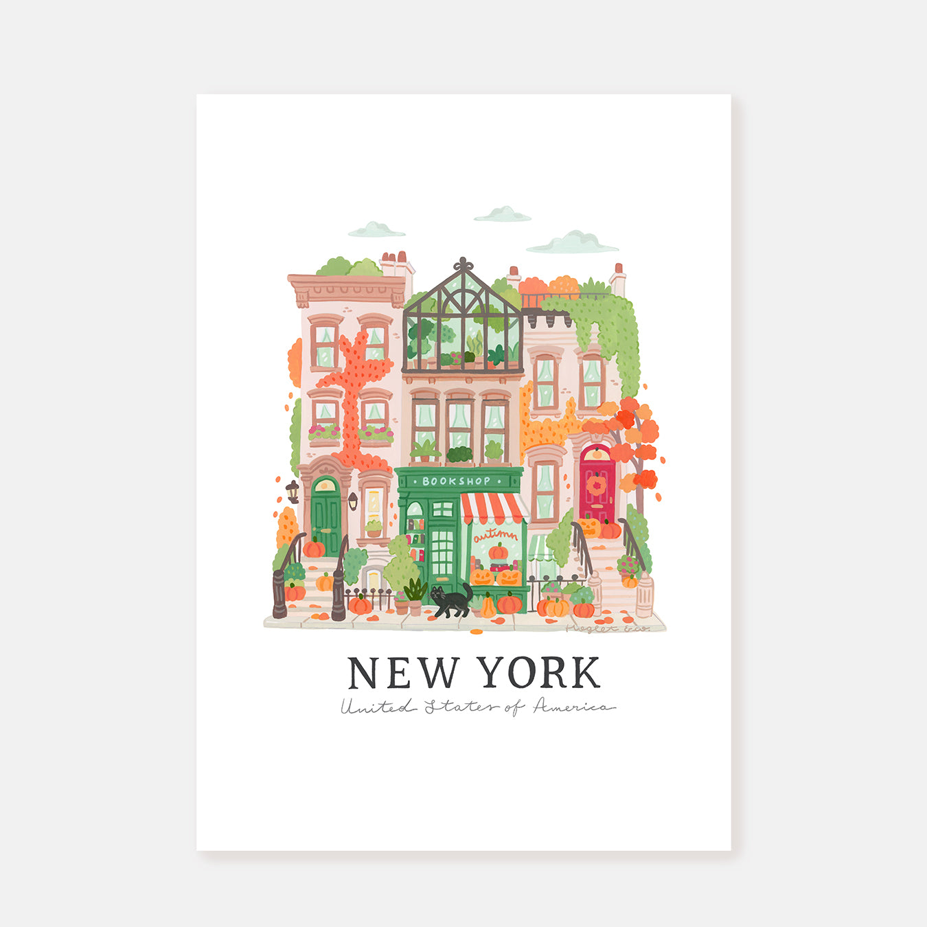 Autumn in New York || Art Print
