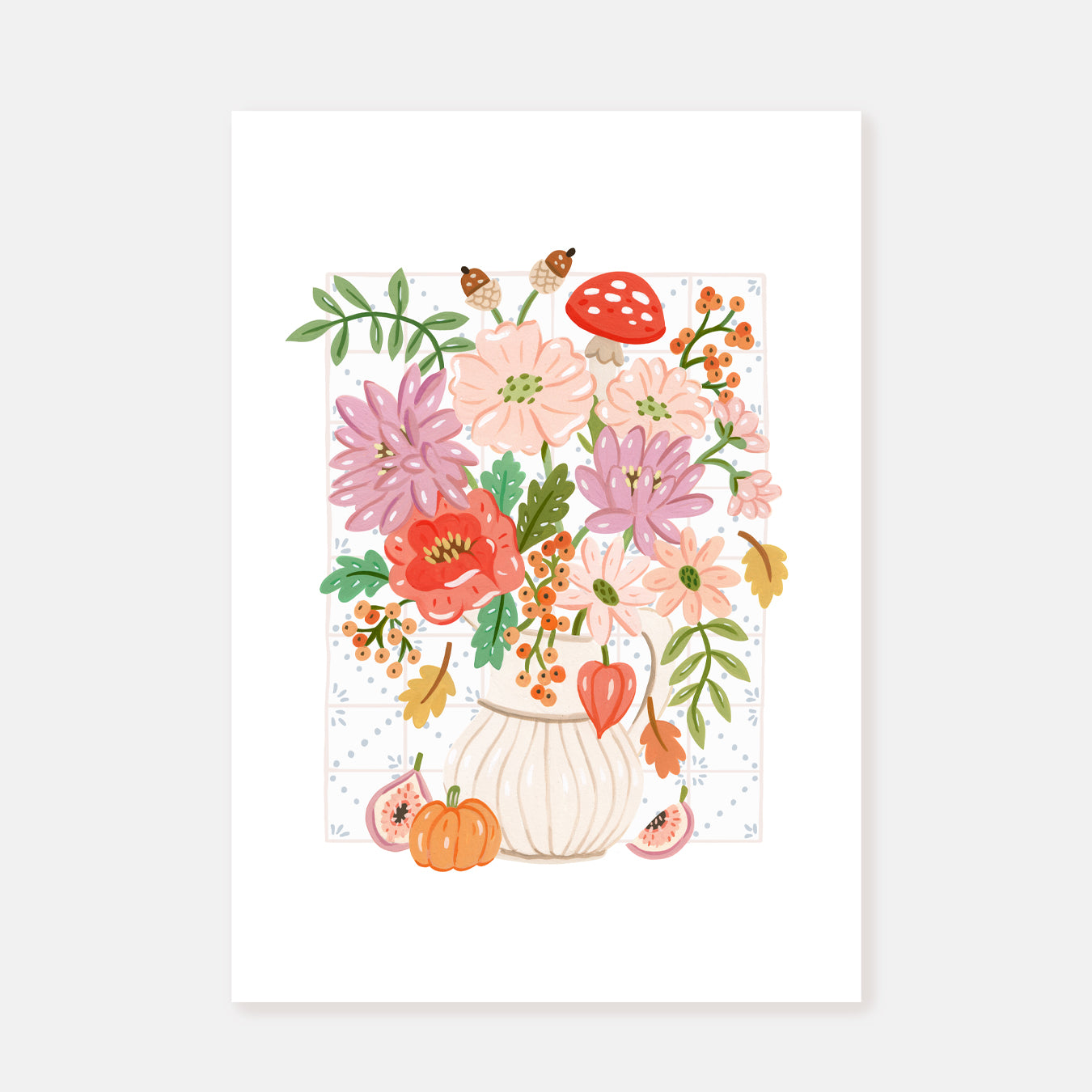 Autumnal Florals || Art Print