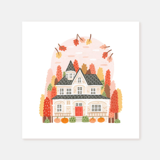 Autumn Manor || Mini Print