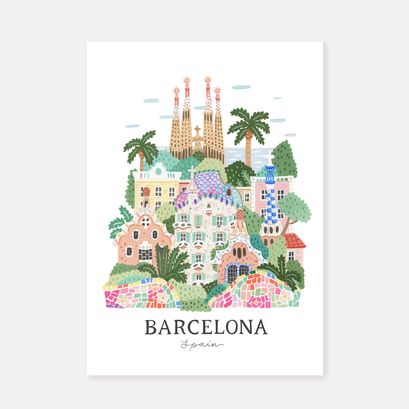 Barcelona || Art Print