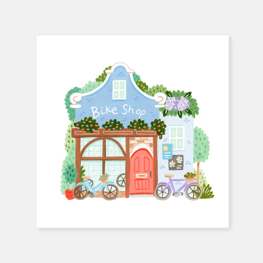 Bike Shop || Mini Print