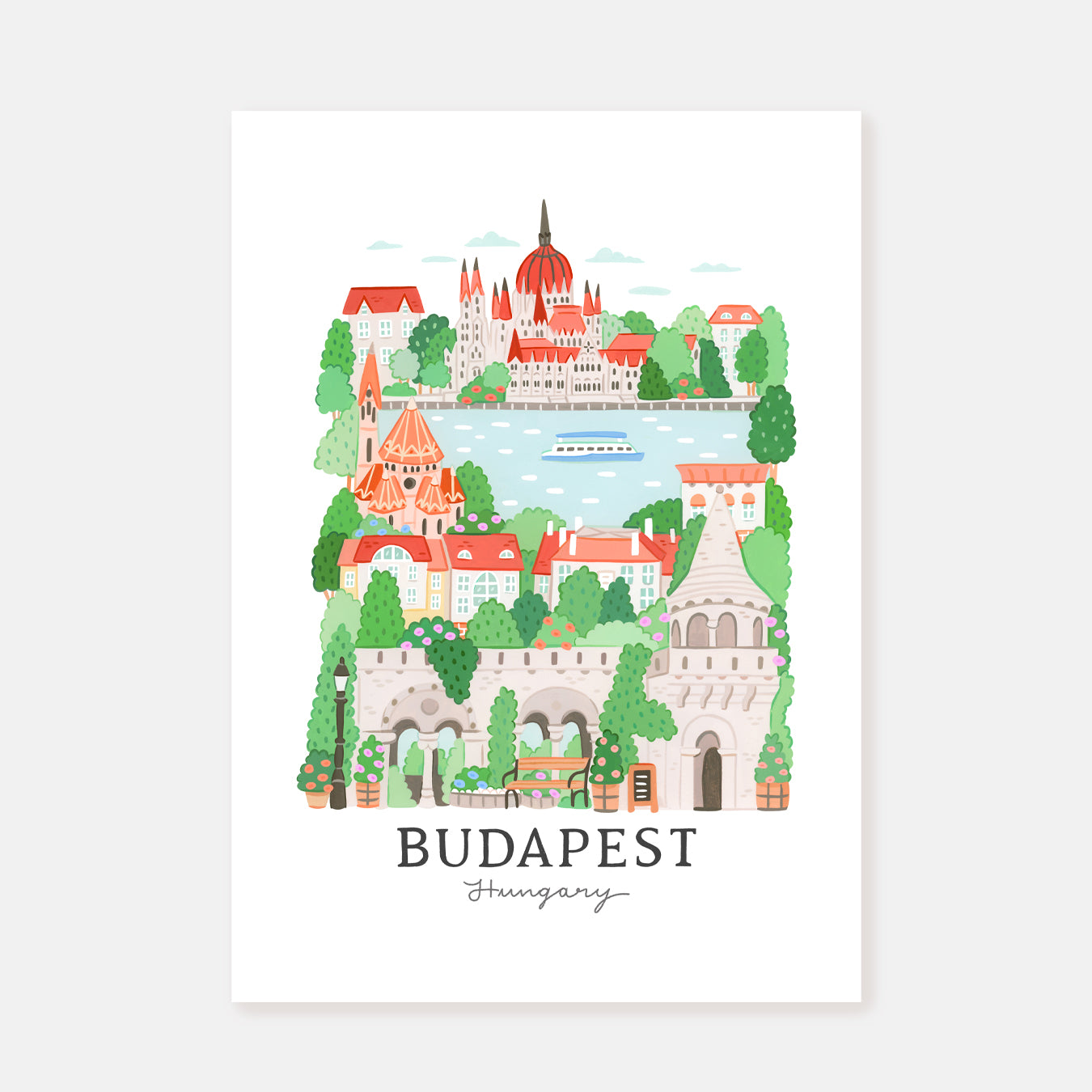 Budapest, Hungary || Art Print