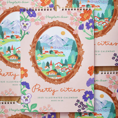Pretty Cities || 2025 Illustrated Calendar