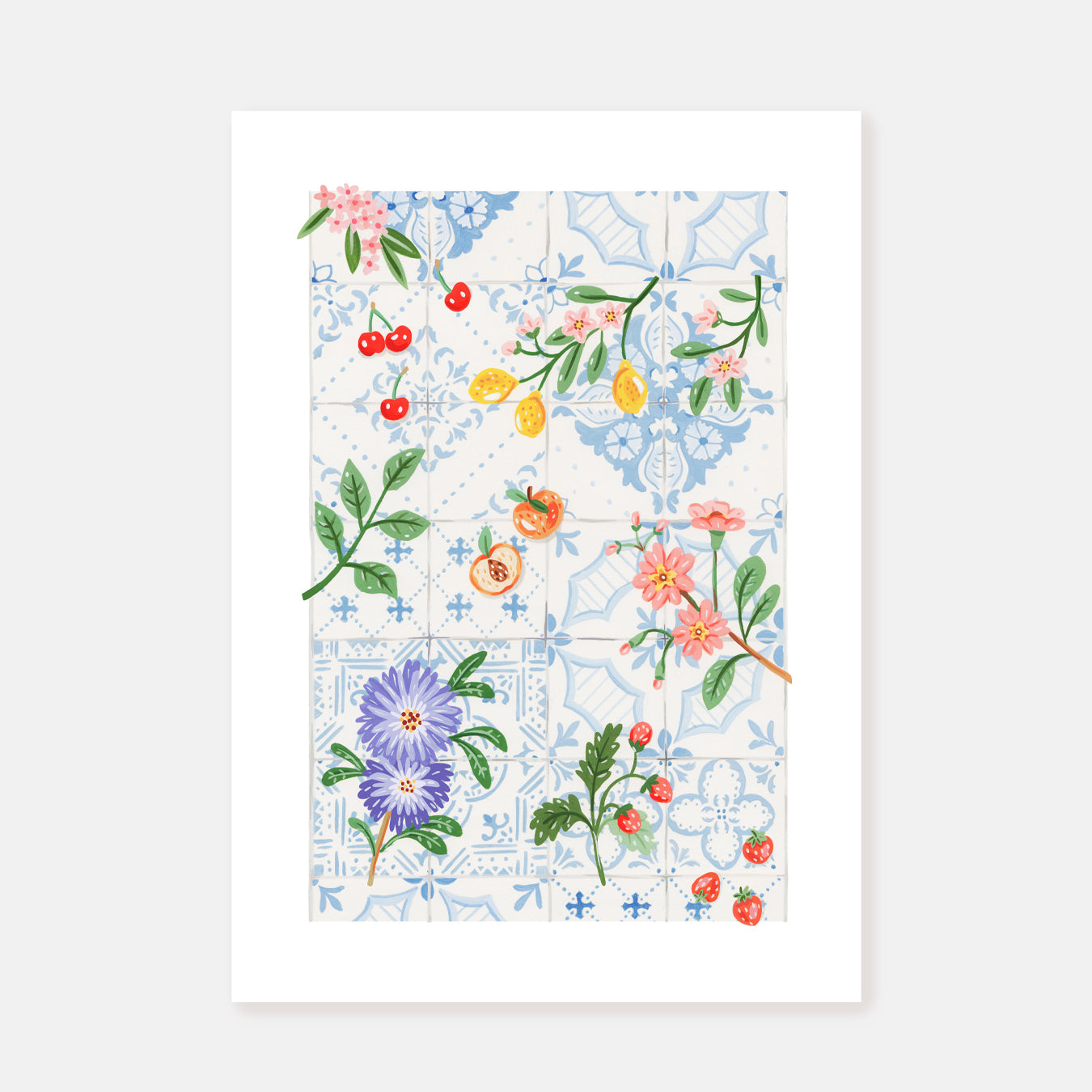Delft Tiles || Art Print