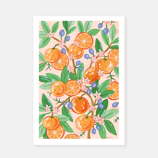 Olives & Tangerines || A5 Print