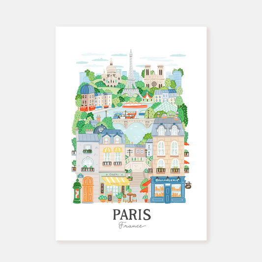 Paris , France || Art Print