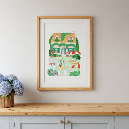 Pool Read || Art Print
