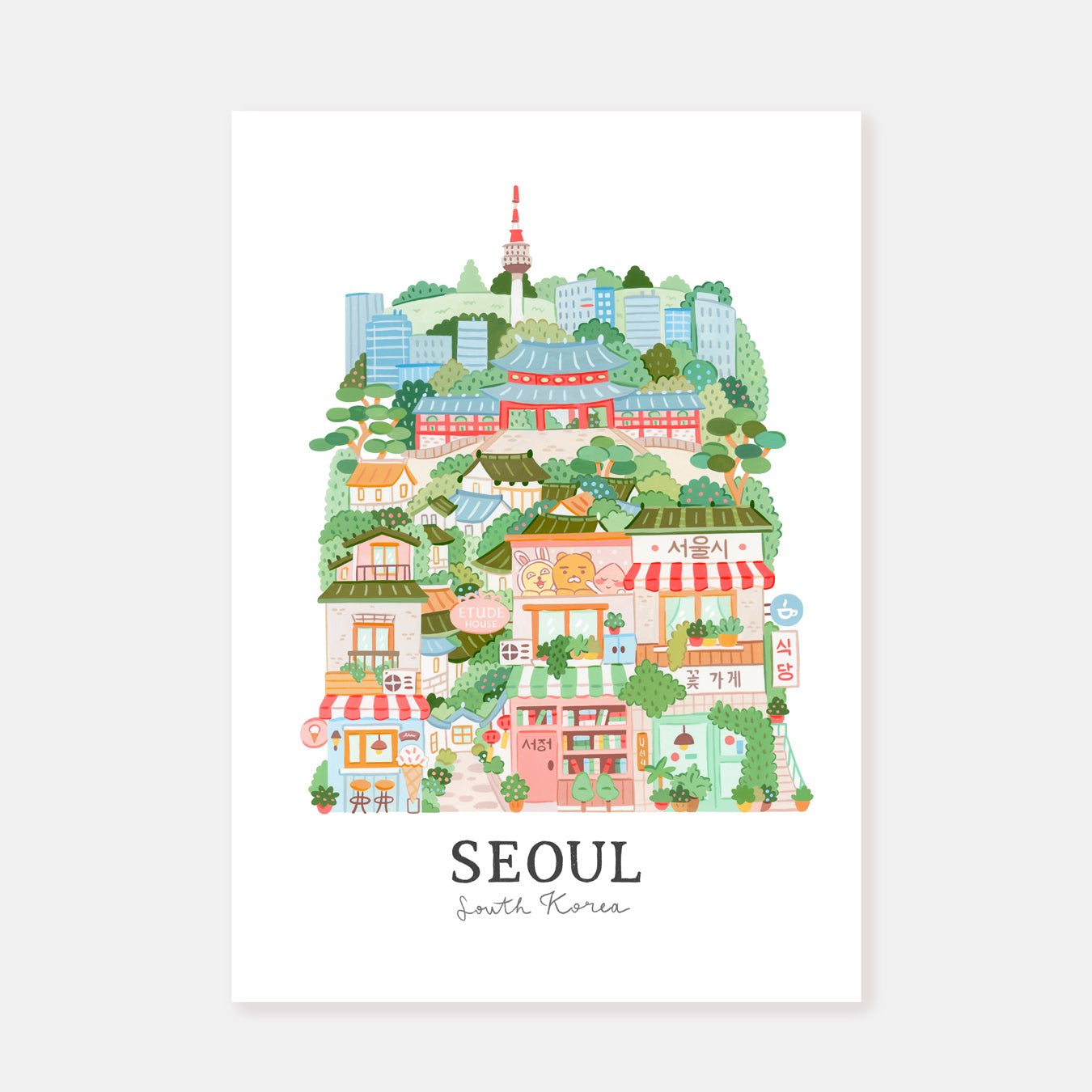 Seoul || Art Print