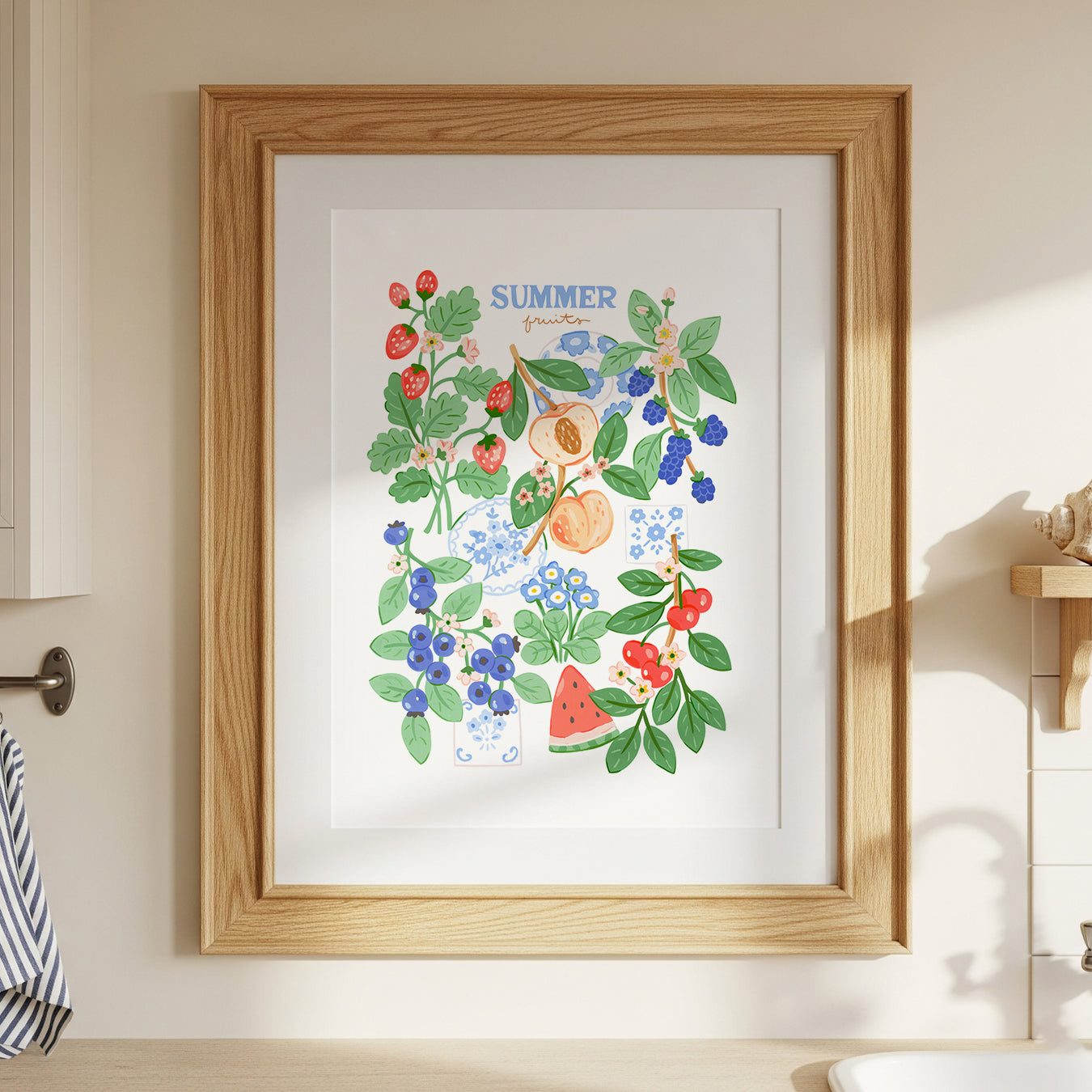 Summer Fruits || Art Print