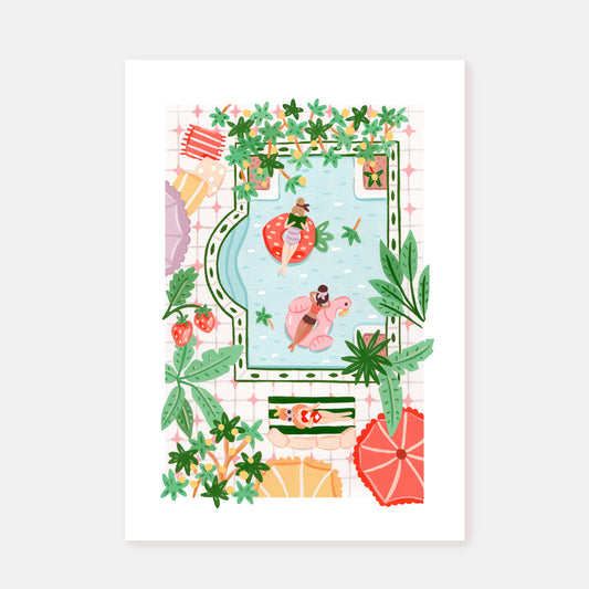 Summer Pool || Art Print