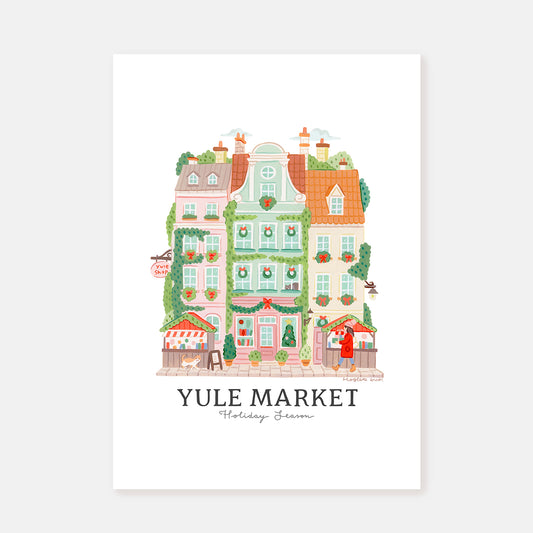 Yule Market || Art Print